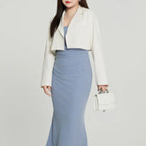 High Waisted Truncated Short Classic Spring Summer Plus Size Good Quality Jacket